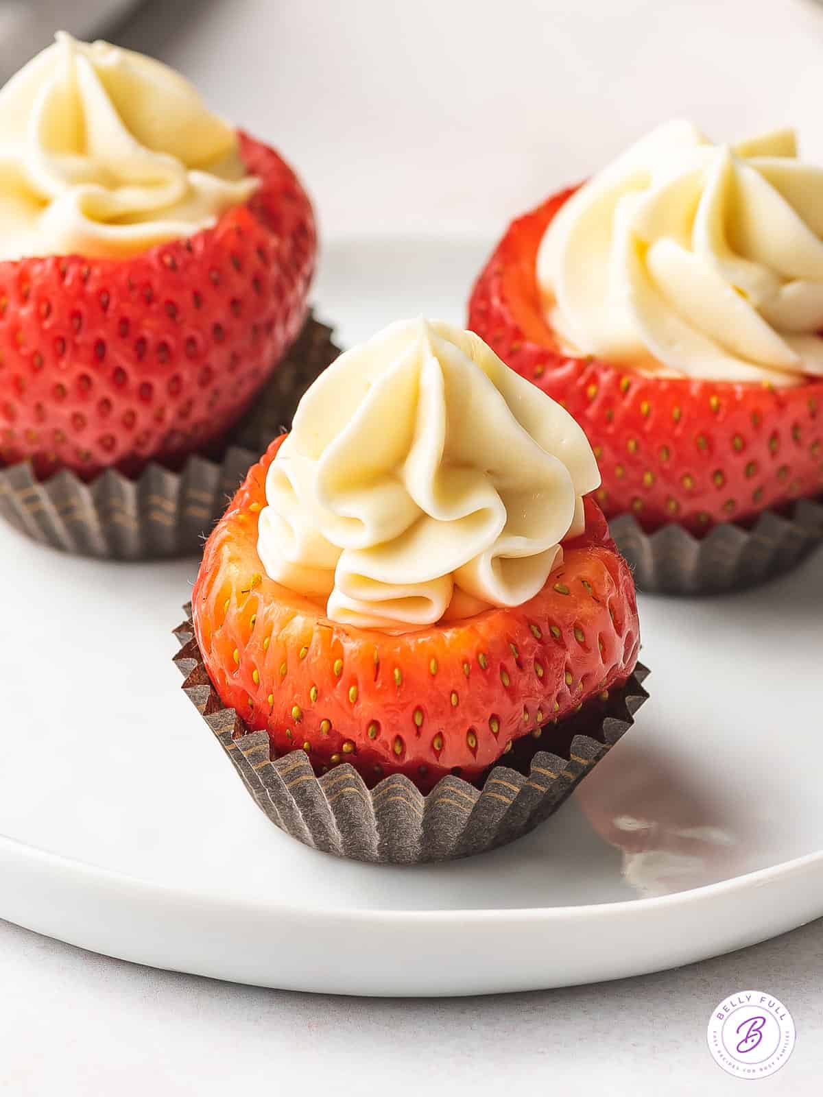 Cheesecake Stuffed Strawberries