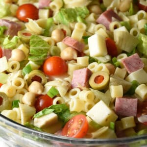 Italian Chopped Salad in large serving bowl