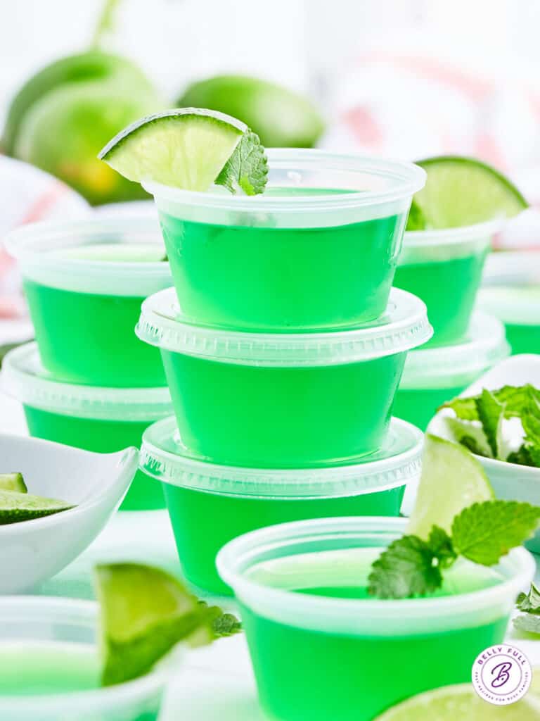 The Best Boozy Jello Shots! Belly Full