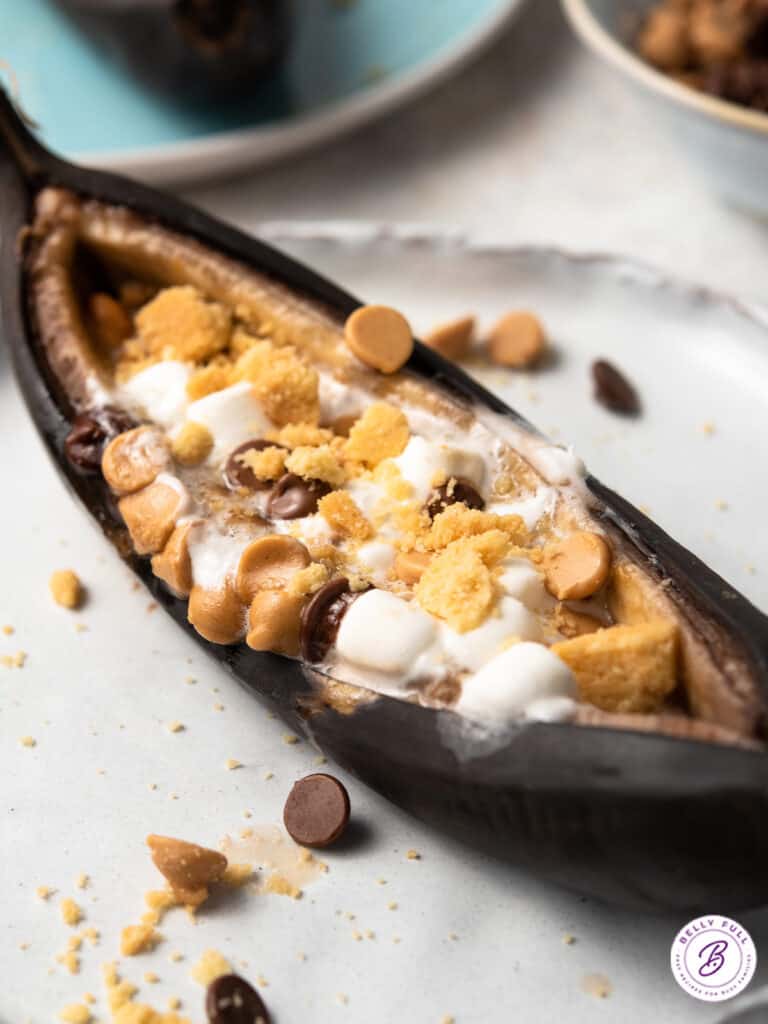 S’mores Banana Boats Belly Full