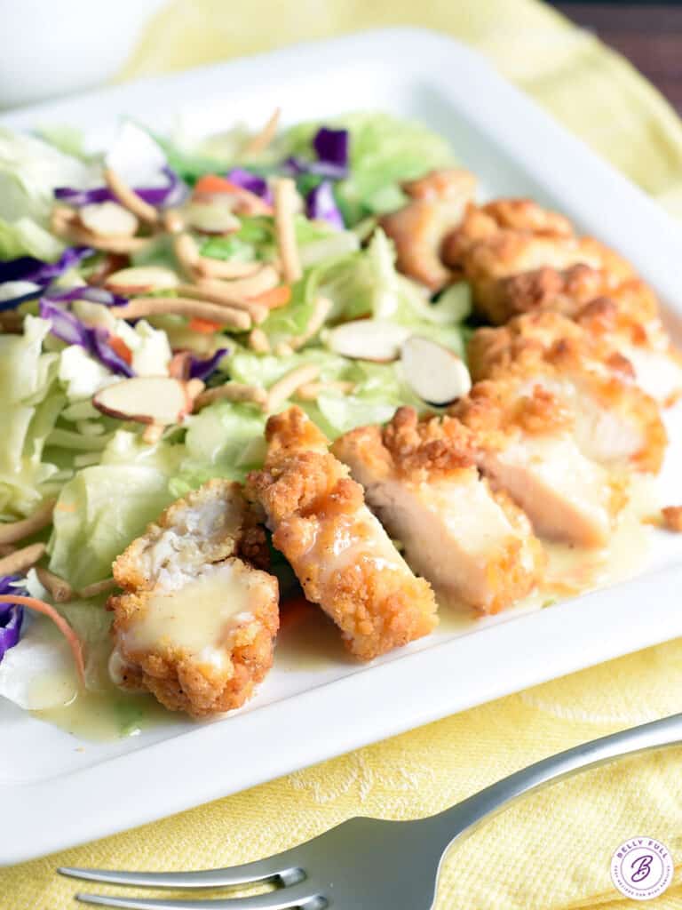 Applebee's Copycat Asian Chicken Salad Belly Full