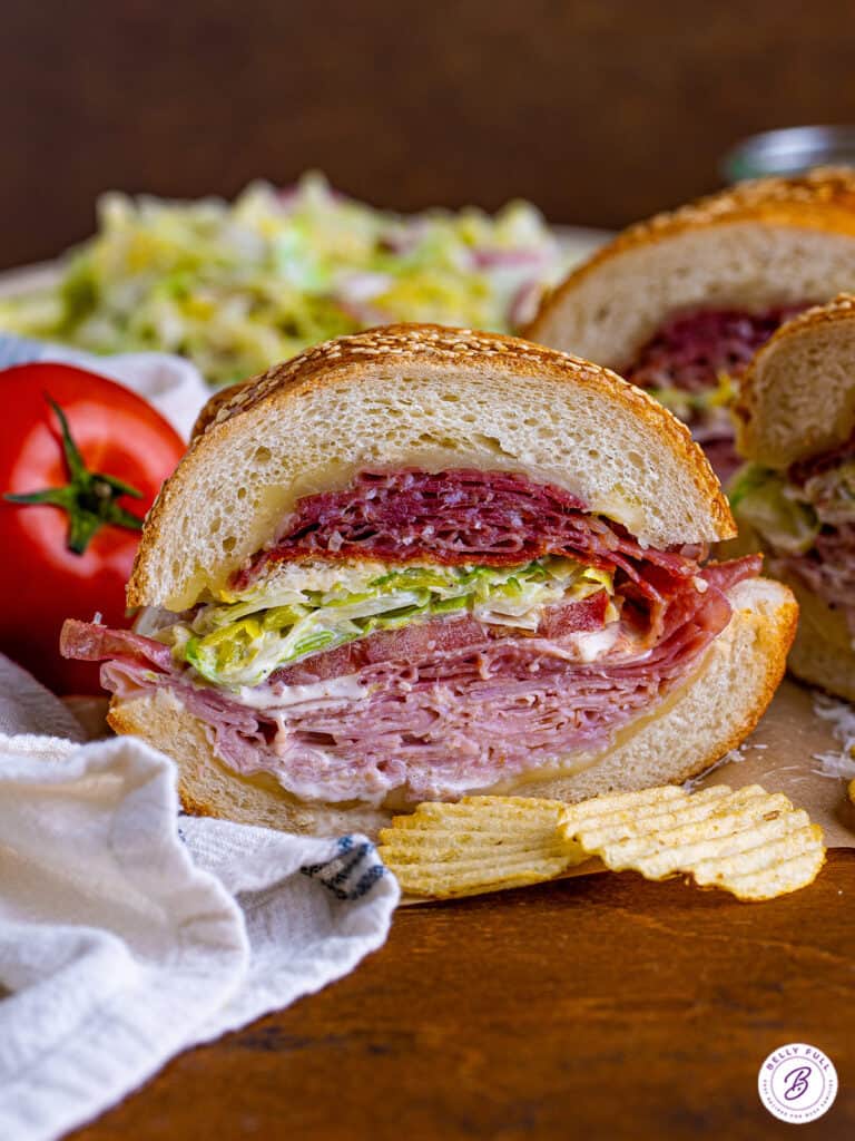 Italian Grinder Sandwich Recipe Belly Full