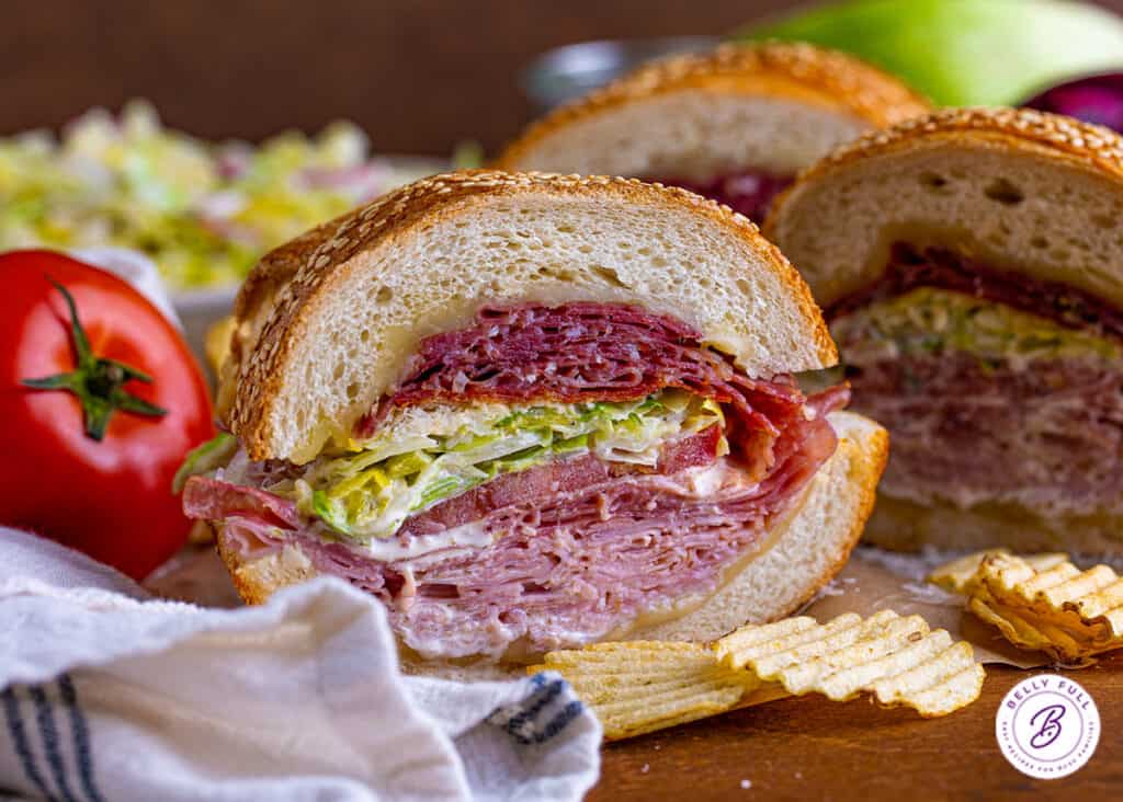 Italian Grinder Sandwich Recipe Belly Full