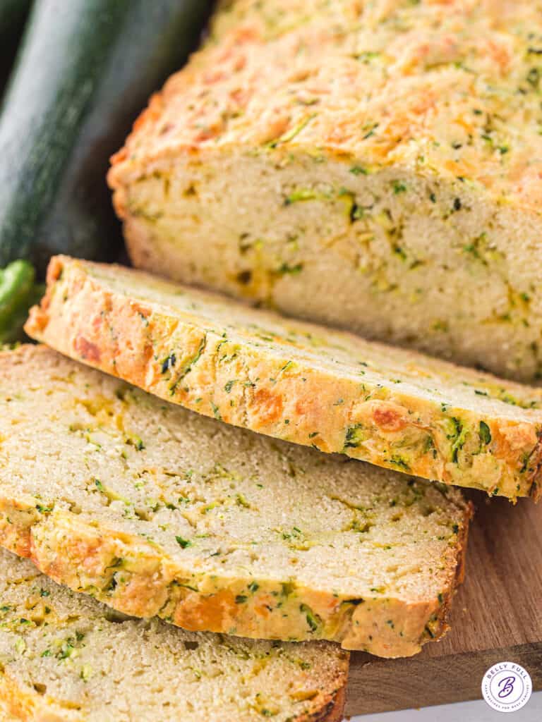 Zucchini Cheese Bread Recipe {quick bread} Belly Full