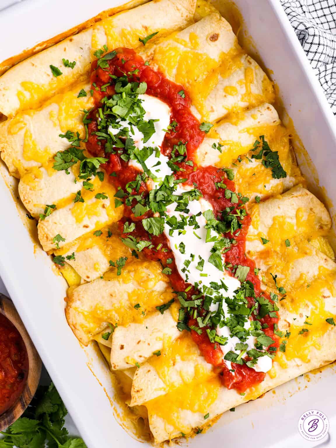 MakeAhead Breakfast Enchiladas Belly Full