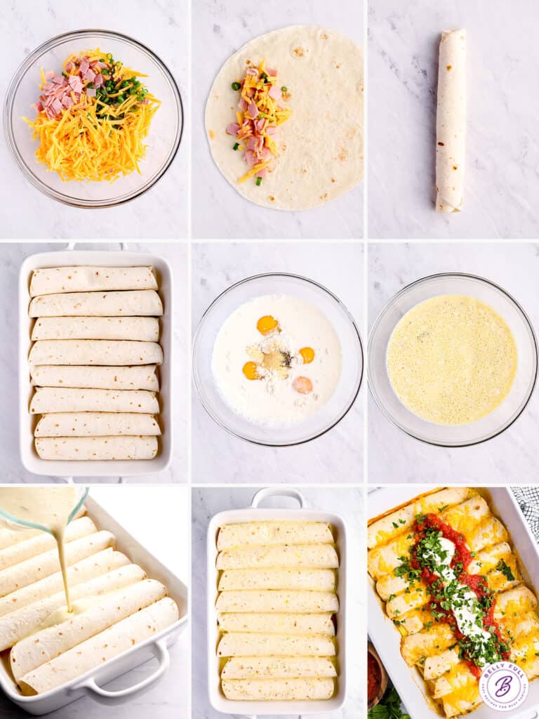MakeAhead Breakfast Enchiladas Belly Full