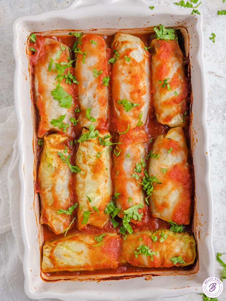 Classic Stuffed Cabbage Rolls Recipe Belly Full