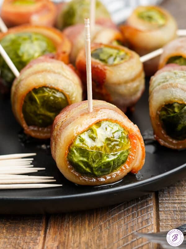 Bacon Wrapped Brussels Sprouts Belly Full
