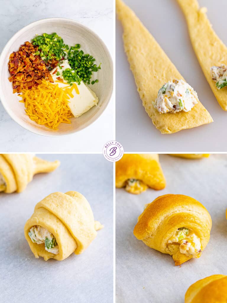 Jalapeno Popper Crescent Rolls Belly Full