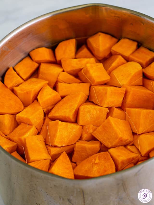 Savory Mashed Sweet Potatoes Belly Full