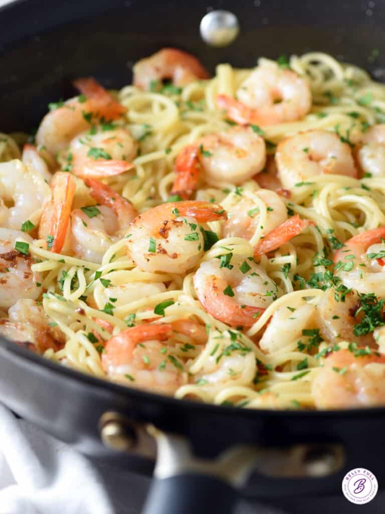 Orange-Balsamic Shrimp Pasta - Belly Full