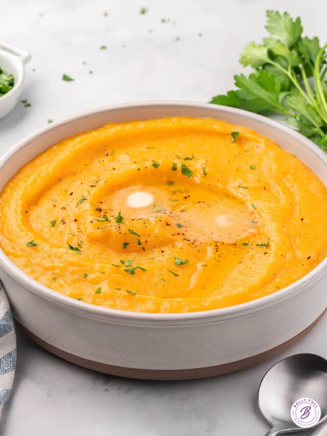 Mashed Butternut Squash Belly Full