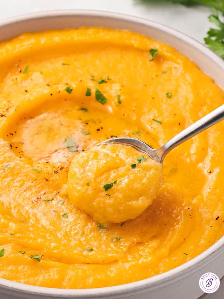 Mashed Butternut Squash Belly Full