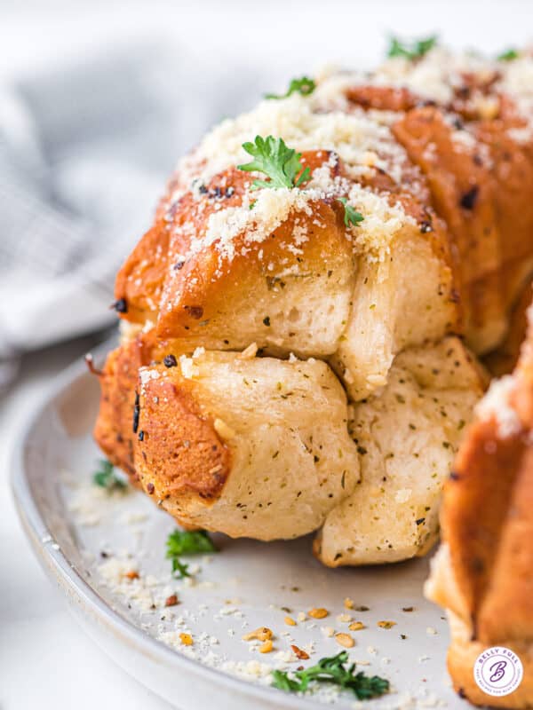 Garlic Parmesan Pull Apart Bread Belly Full