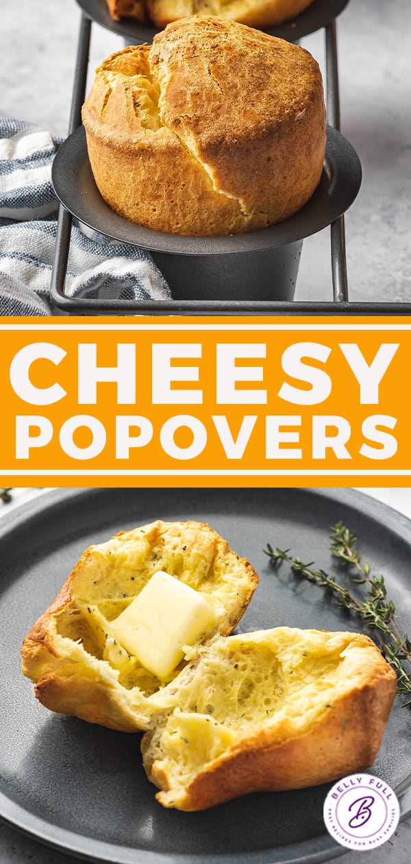 Cheesy Popovers Recipe Belly Full