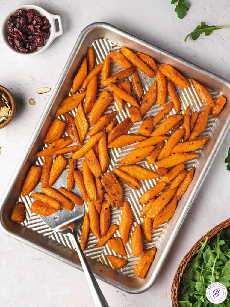 Roasted Carrot Salad {Easy Winter Salad} Belly Full