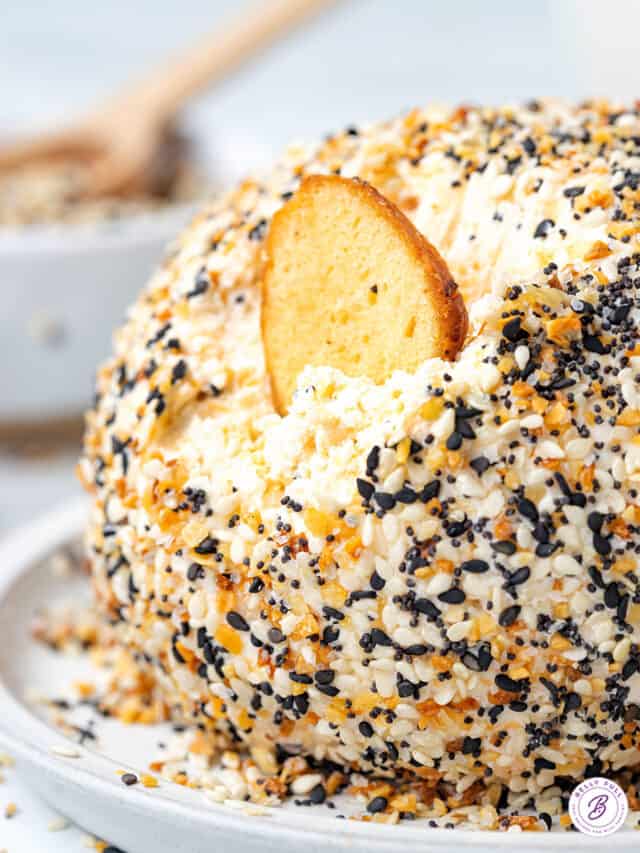 Everything Bagel Cheese Ball Recipe Belly Full