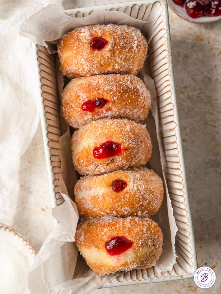 Sufganiyot Recipe {Jelly Donuts} Belly Full