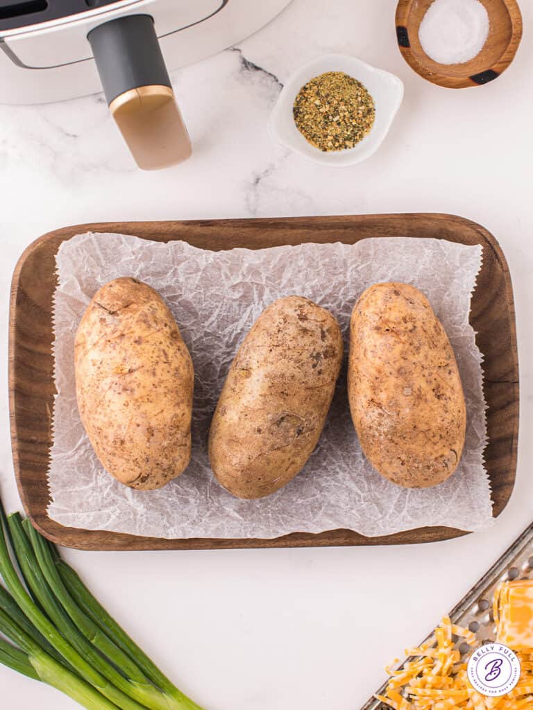 Air Fryer Baked Potato Belly Full