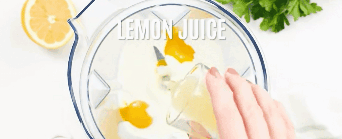 Making the hollandaise sauce. 