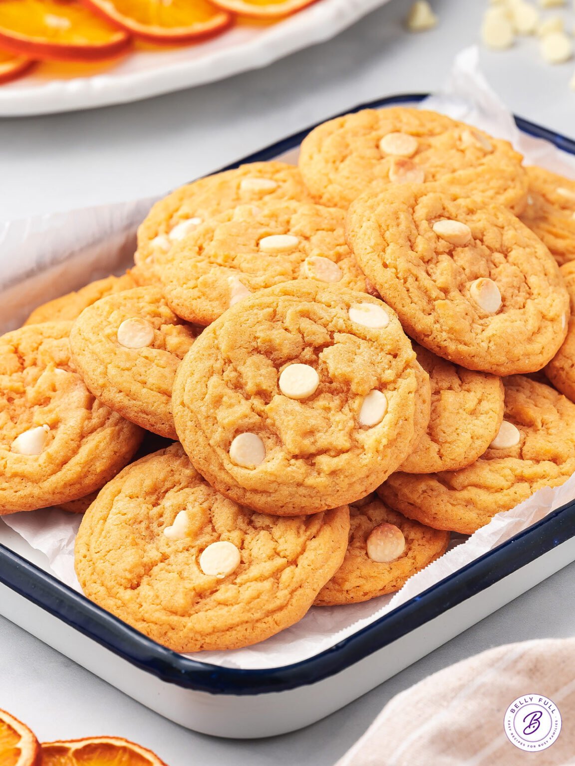 Orange Creamsicle Cookies Belly Full