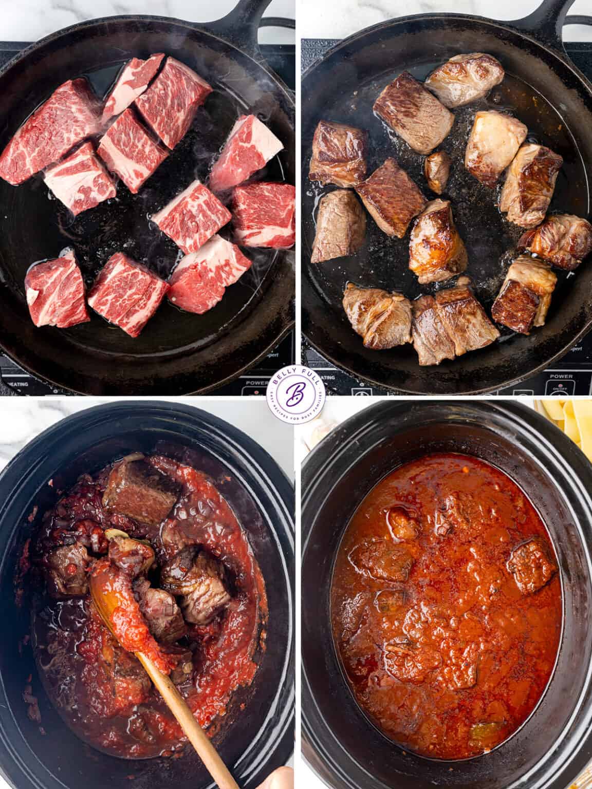 Slow Cooker Beef Ragu Belly Full