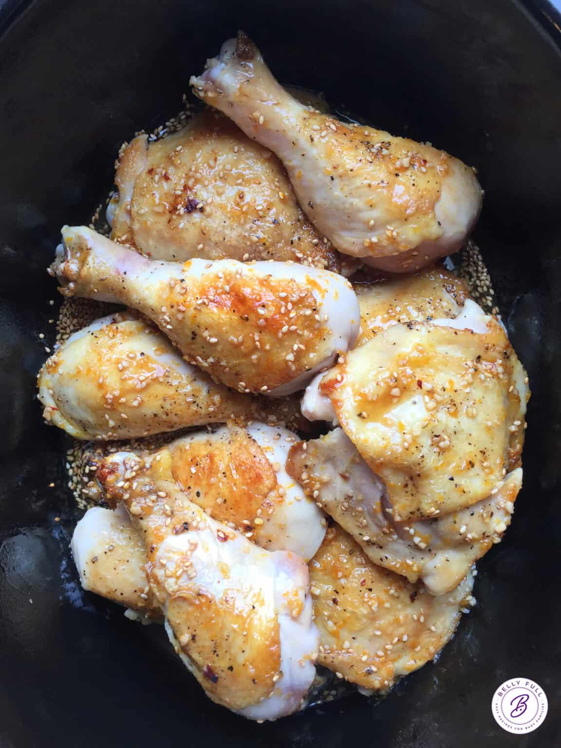 Slow Cooker HoneySoy Chicken Belly Full