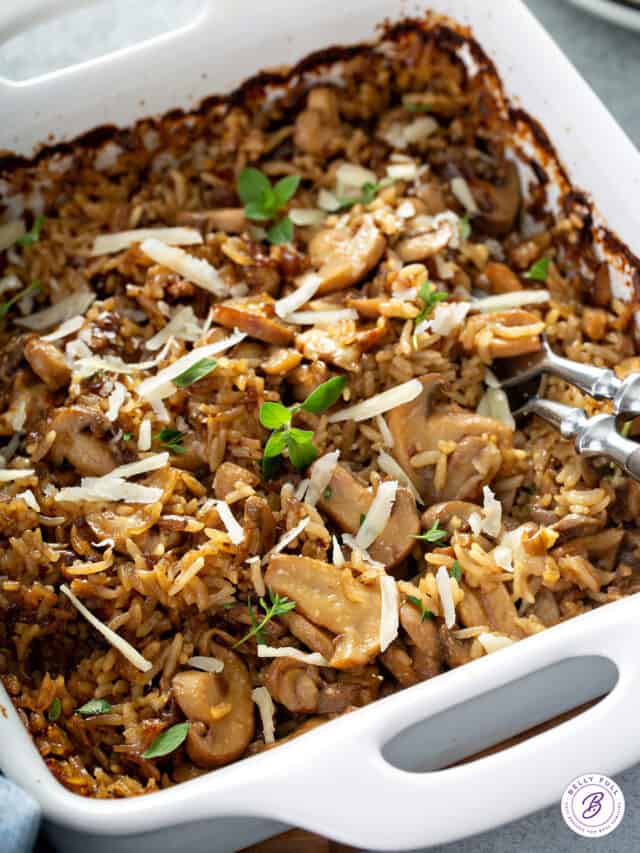Mushroom Rice Recipe - Belly Full