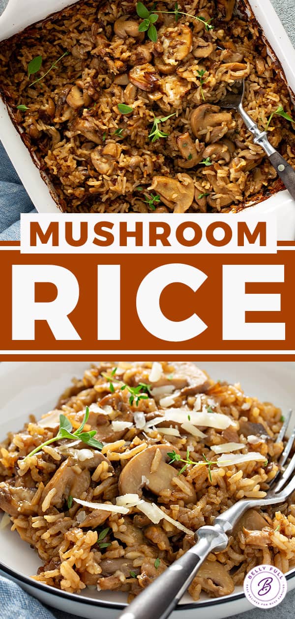 Mushroom Rice Recipe Belly Full