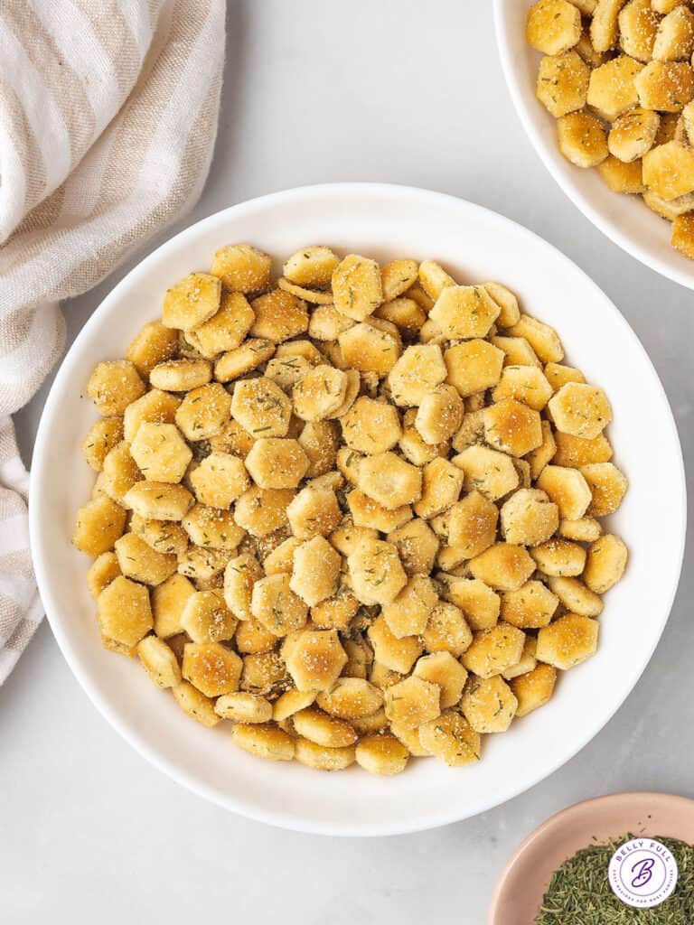 Ranch Oyster Crackers with Dill - Belly Full