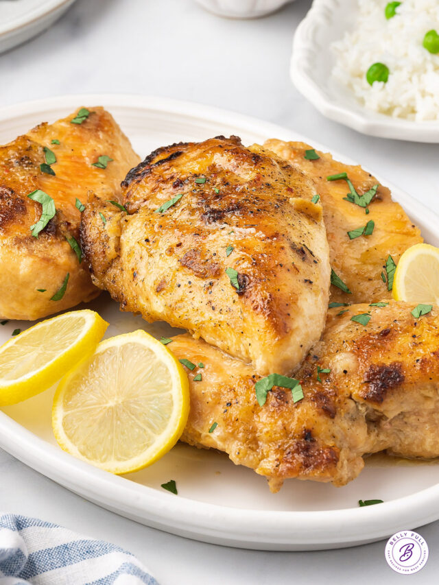 Slow Cooker Italian Lemon Chicken Belly Full