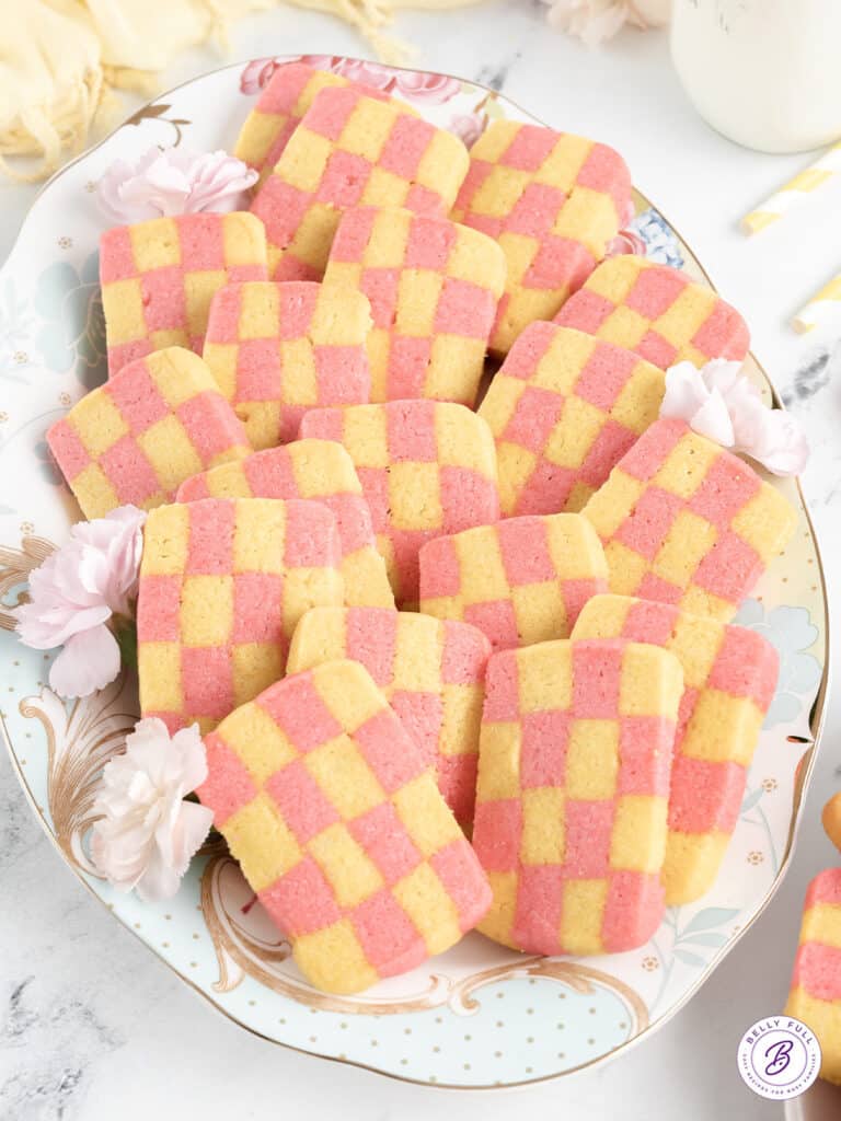 Checkerboard Icebox Cookies Belly Full