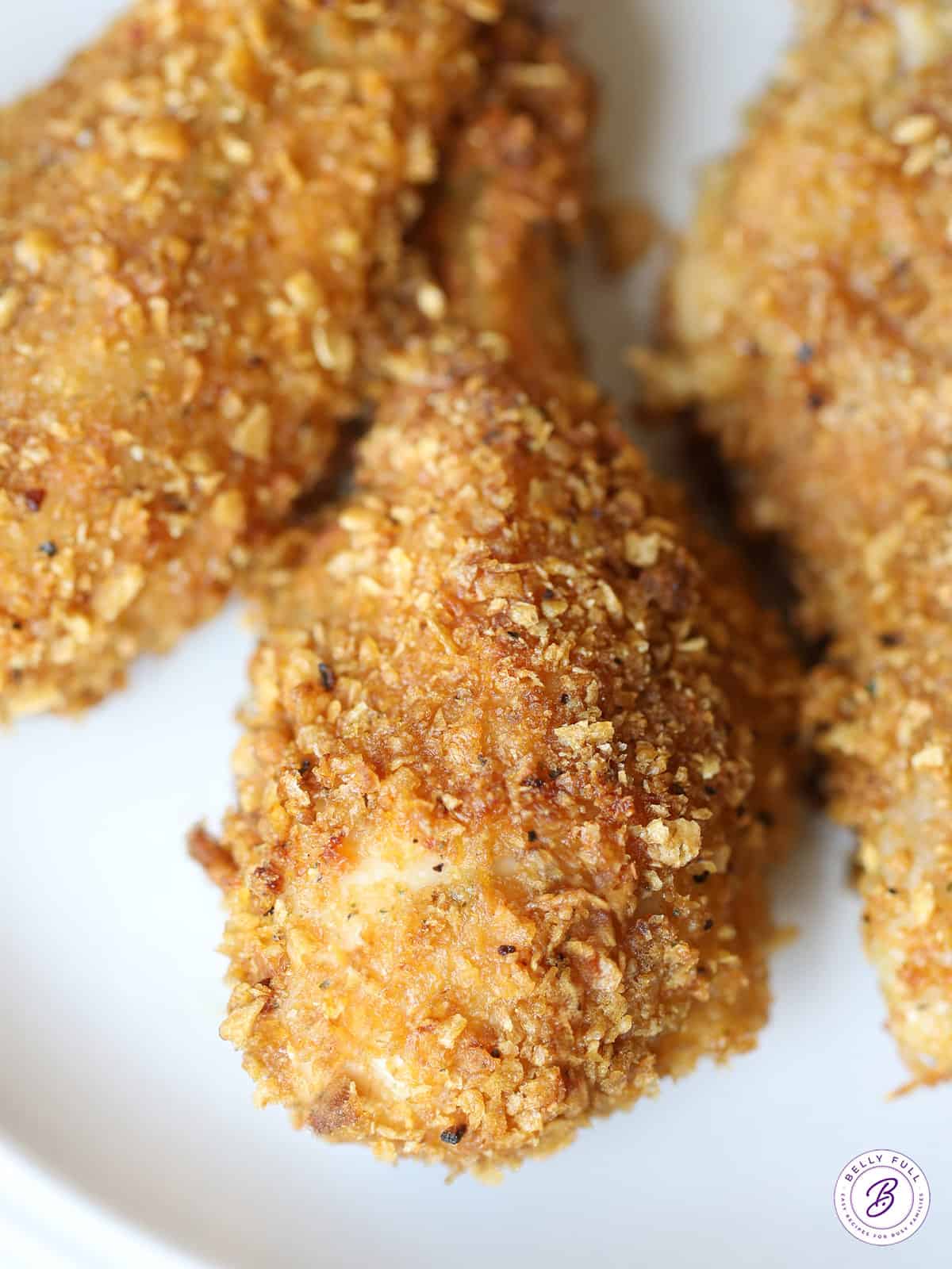 crispy oven baked chicken drumstick