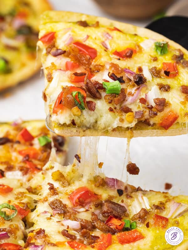 Breakfast Pizza Recipe {Air Fryer} Belly Full