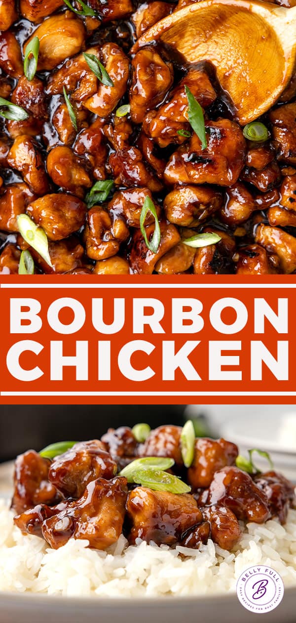 Easy Bourbon Chicken Recipe - Belly Full
