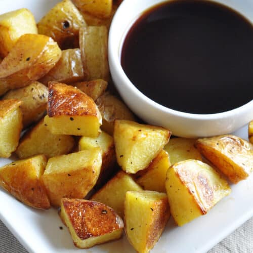 Roasted Potatoes with Malt Vinegar Belly Full