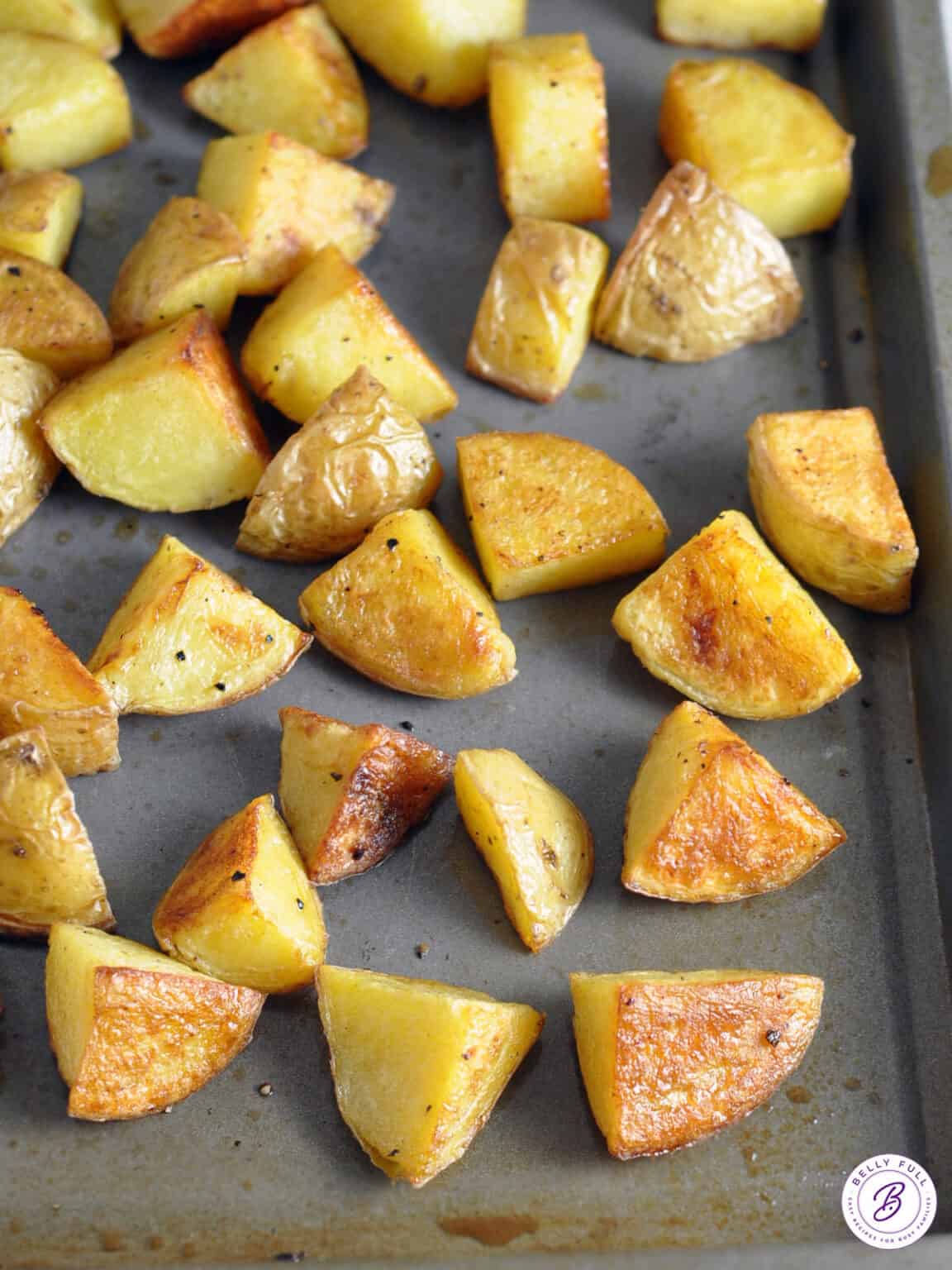 Roasted Potatoes with Malt Vinegar Belly Full