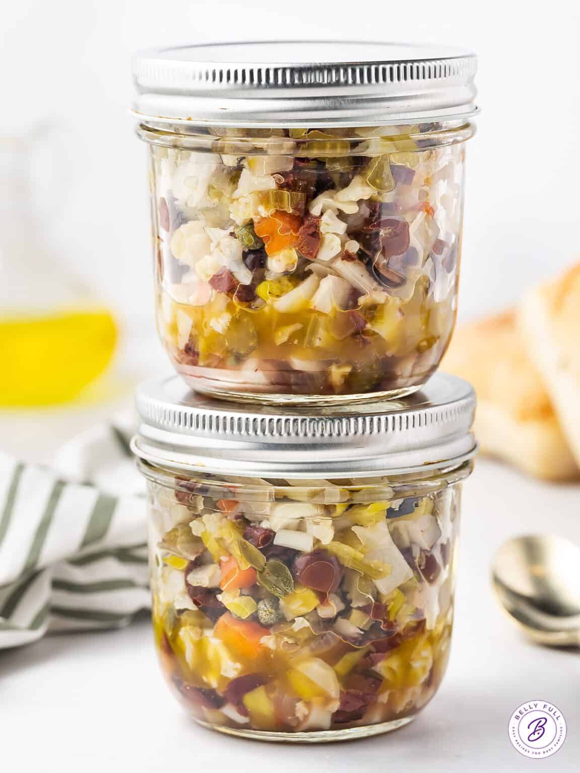 Olive Salad Recipe {Muffuletta Olive Salad} Belly Full