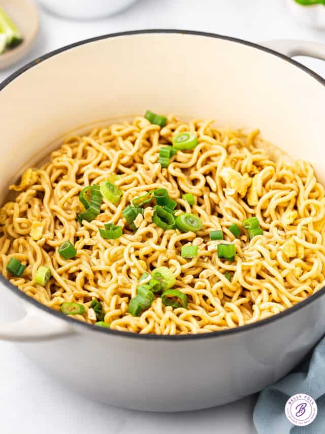 Ramen Pad Thai {10 minute meal!} Belly Full