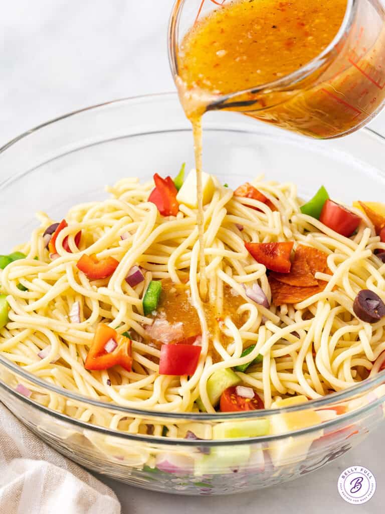 Easy Spaghetti Salad Belly Full
