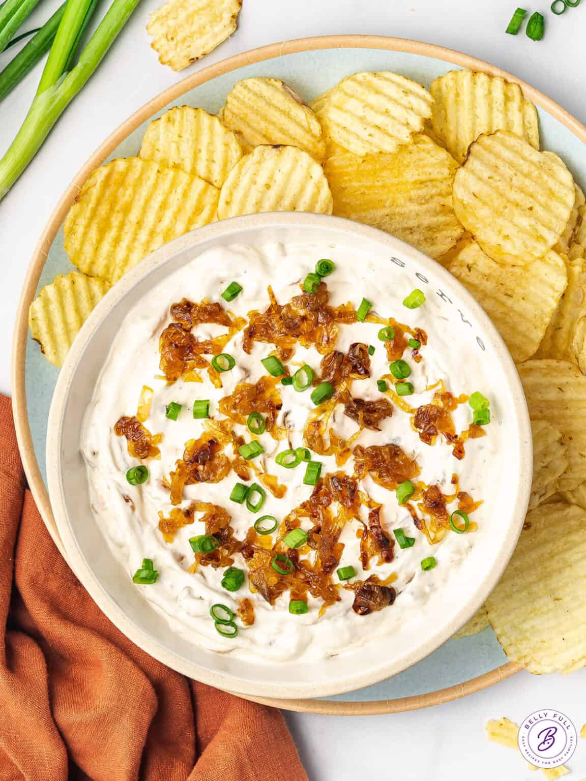 Caramelized Onion Dip Belly Full