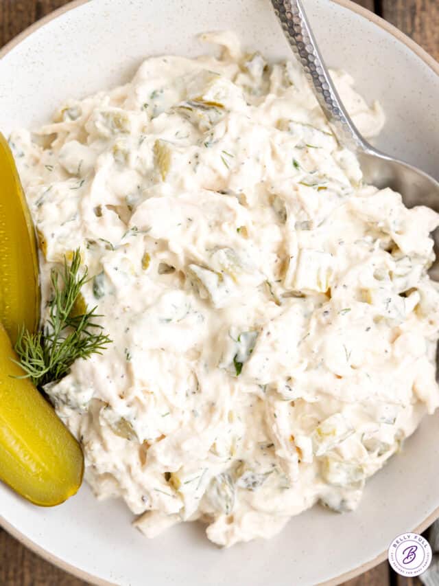 Dill Pickle Chicken Salad Recipe Belly Full