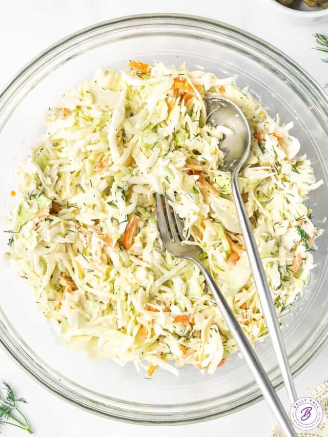 Dill Pickle Coleslaw Belly Full