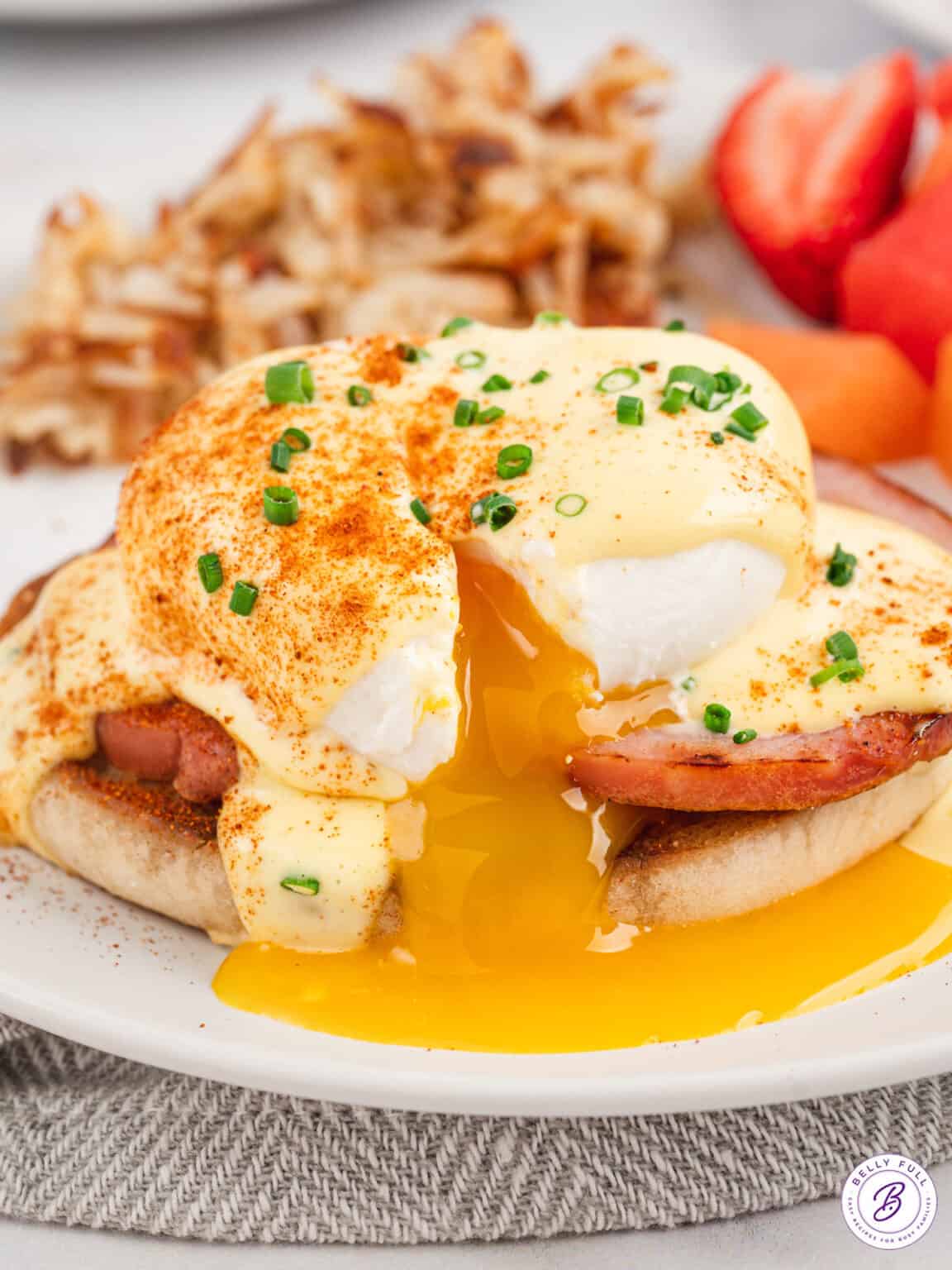 Classic Eggs Benedict Recipe Belly Full