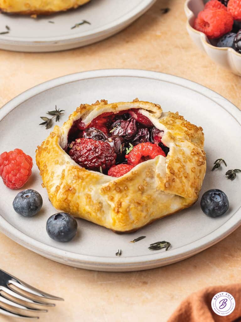 Mini Mixed Berry Galettes l Belly Full