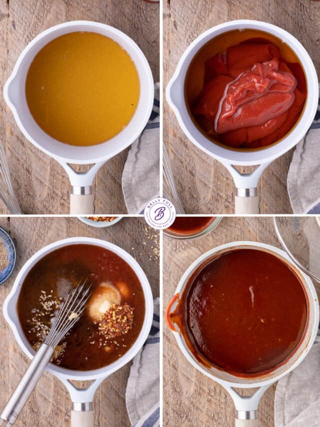 Easy Bourbon BBQ Sauce - Belly Full