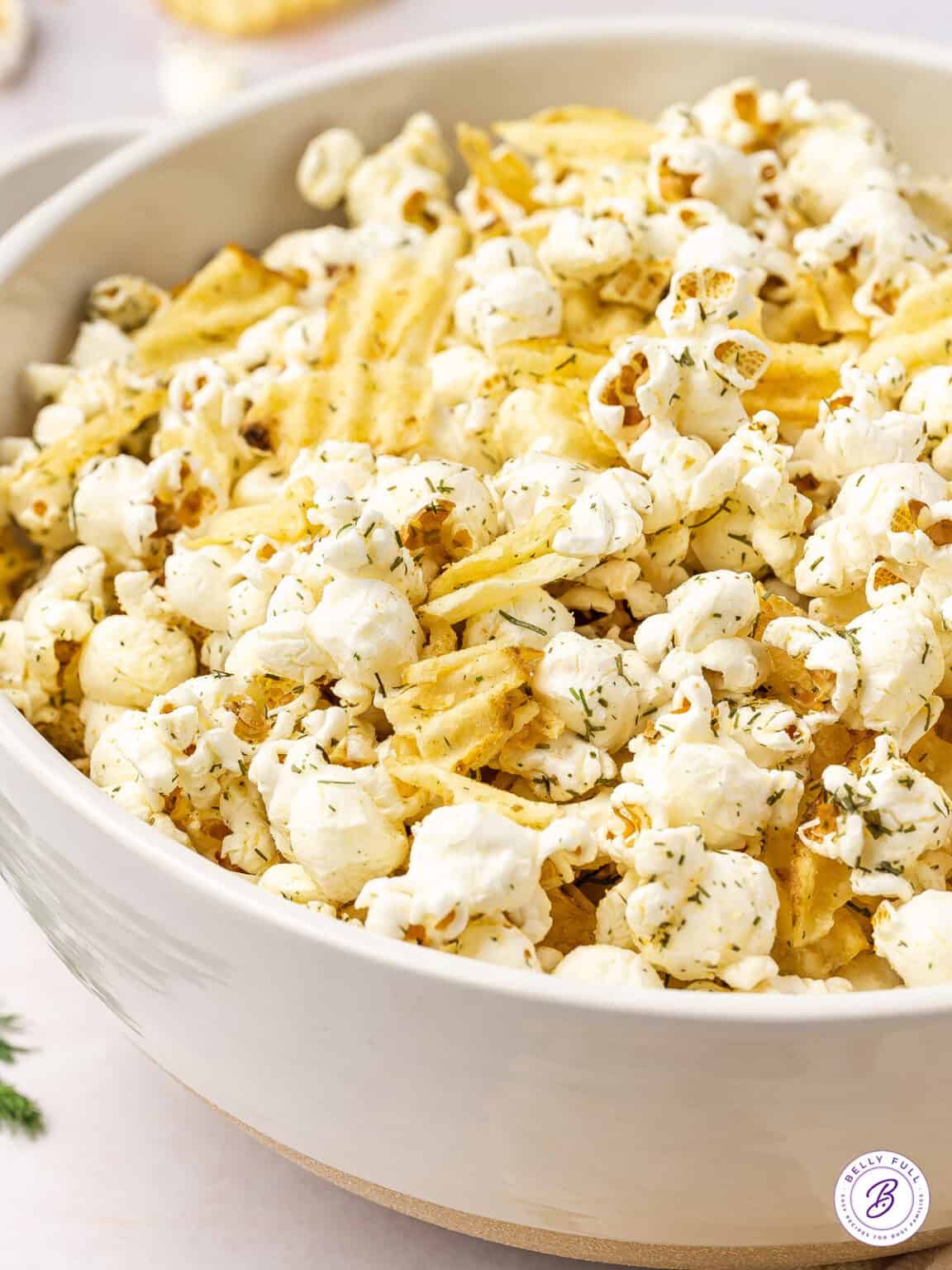 Dill Pickle Popcorn Recipe Belly Full