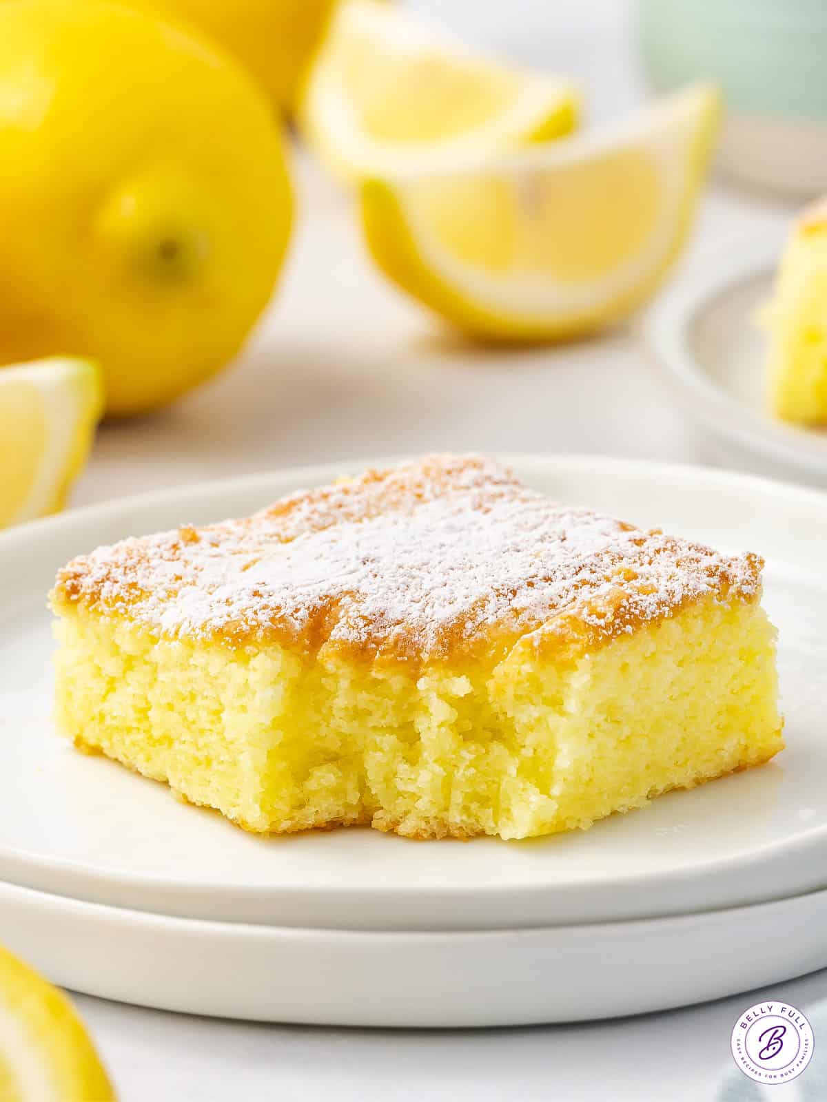 3 Ingredient Lemon Cake Belly Full