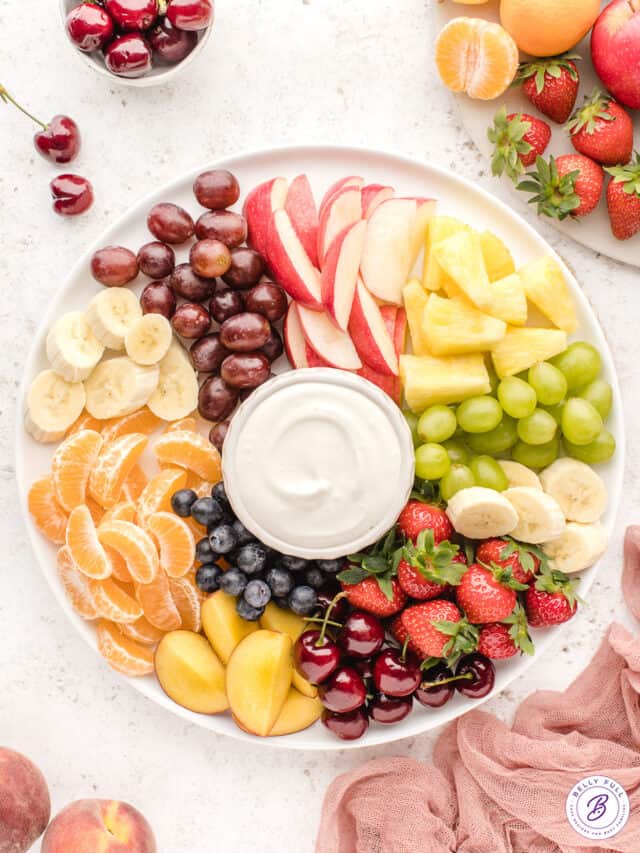 Best Fruit Dip {3 ingredients} Belly Full