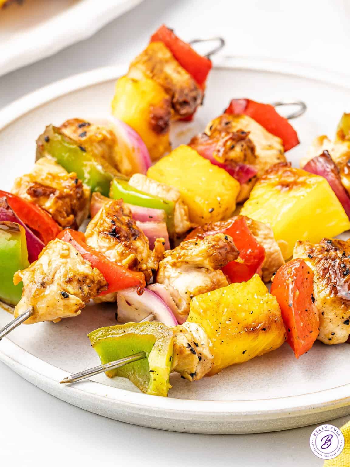 Pineapple Chicken Kabobs Belly Full